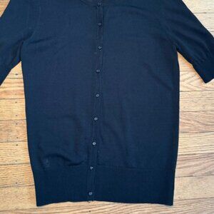 Black Cardigan Sweater